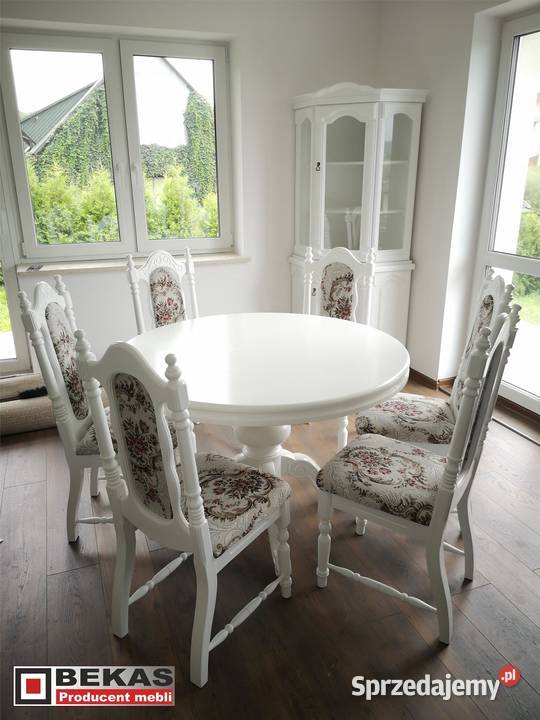 Biały Stół Ludwik Loft S212 White OAK Dąb 77cm Stoły, krzesła, biurka Inowrocław