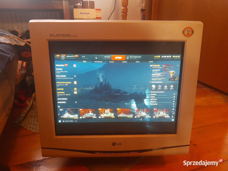MMONITOR LG Flatron F700B CRT kineskopowy 17 LG Lębork sprzedam