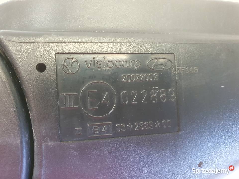 LUSTERKO PRAWE Hyundai i20 I PASAŻERA Rudka sprzedam