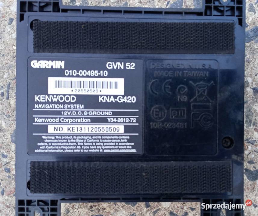 GPS Kenwood KNaG420 Garmin GVN 52 Szczecin sprzedam