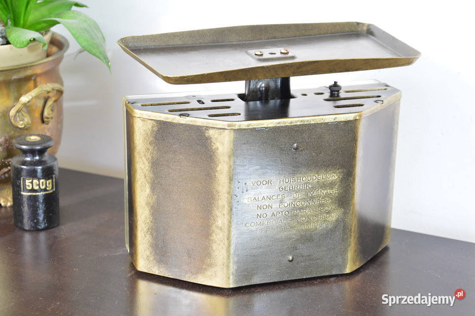 naciskowa WAGA 10 metalowa Niemiecka śląskie Jastrzębie-Zdrój