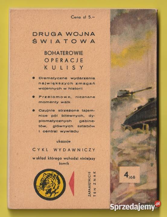 ŻÓŁTY TYGRYS MACZUGA 1968 Michał Salwin Łódź sprzedam