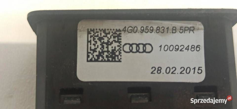 AUDI A7 4G PRZYCISK OTWIERANIA KLAPY 4G0959831B dolnośląskie
