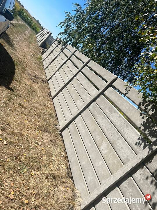 Nowoczesne ogrodzenie betonowe palisadowe Warszawa sprzedam