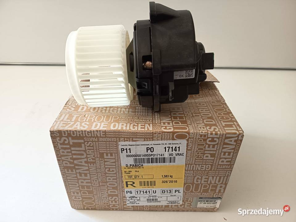 WENTYLATOR NAWIEWU DACIA 278602395R Piła