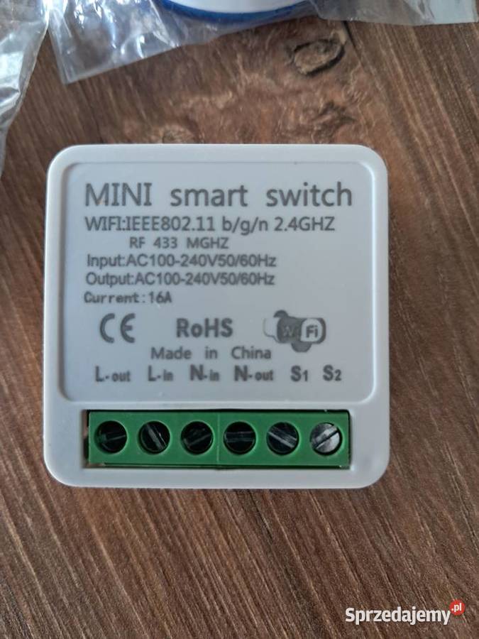 nowy inteligentny przekaźnik WiFi 24 GHz 433 MHz Włączniki i ściemniacze Sandomierz sprzedam