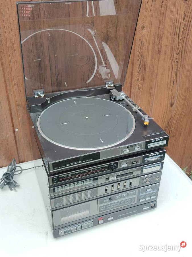 Sony xo700 wieża z lat 80 gramofon korektor deck