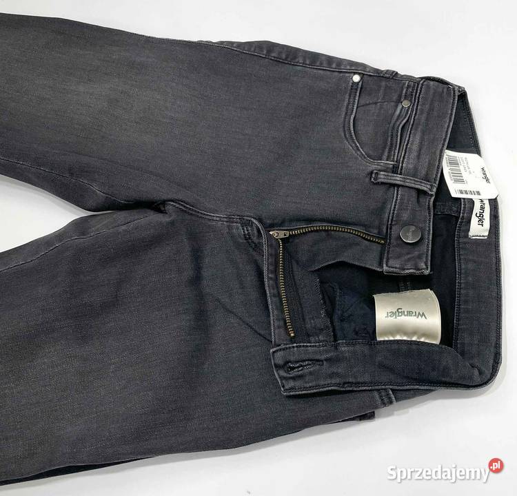 Spodnie damskie Wrangler High Skinny Soft Grey Spodnie Pisz