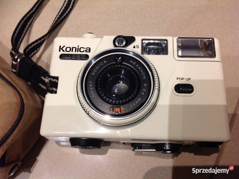 Stary Aparat Fotograficzny KONICA C35EF3 JAPAN Nowa Sól