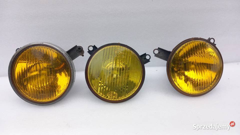 Halogeny lampy yellow hella Bmw e32 e34 Lampy przednie łódzkie Aleksandrów Łódzki