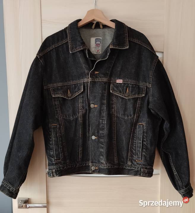 Czarna męska kurtka jeansowa Dallas Vintage Rozmiar XL Kraków sprzedam