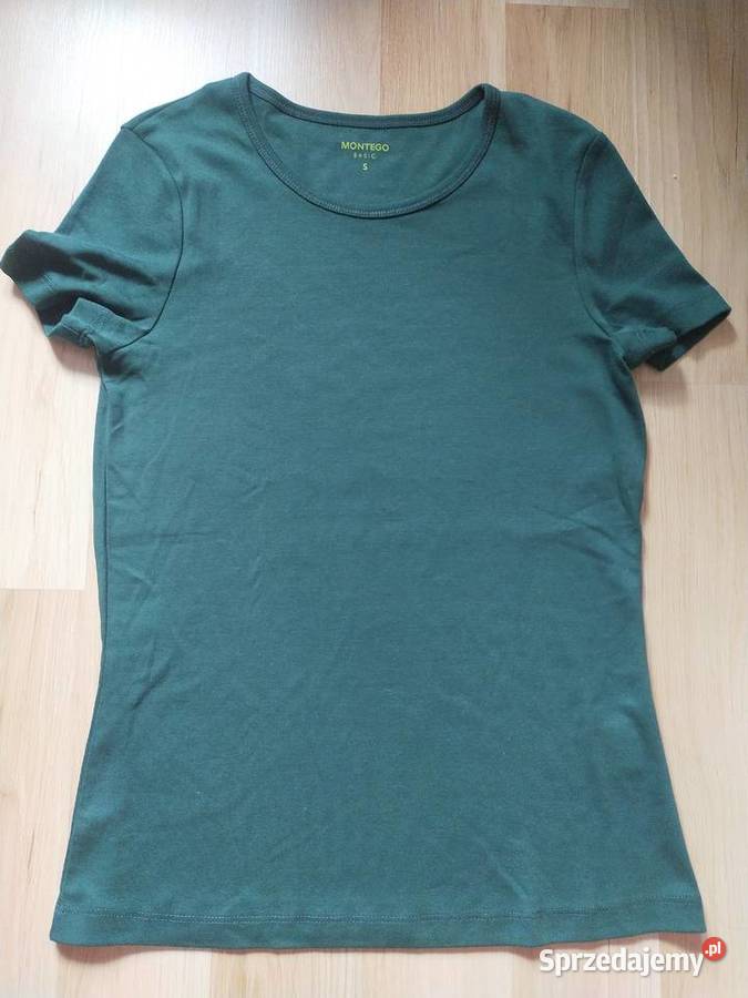 Tshirt w kolorze butelkowej zieleni Łódź