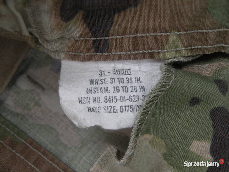 Spodnie ACU multicam OCP 31 short FEMALE 2 Wrocław
