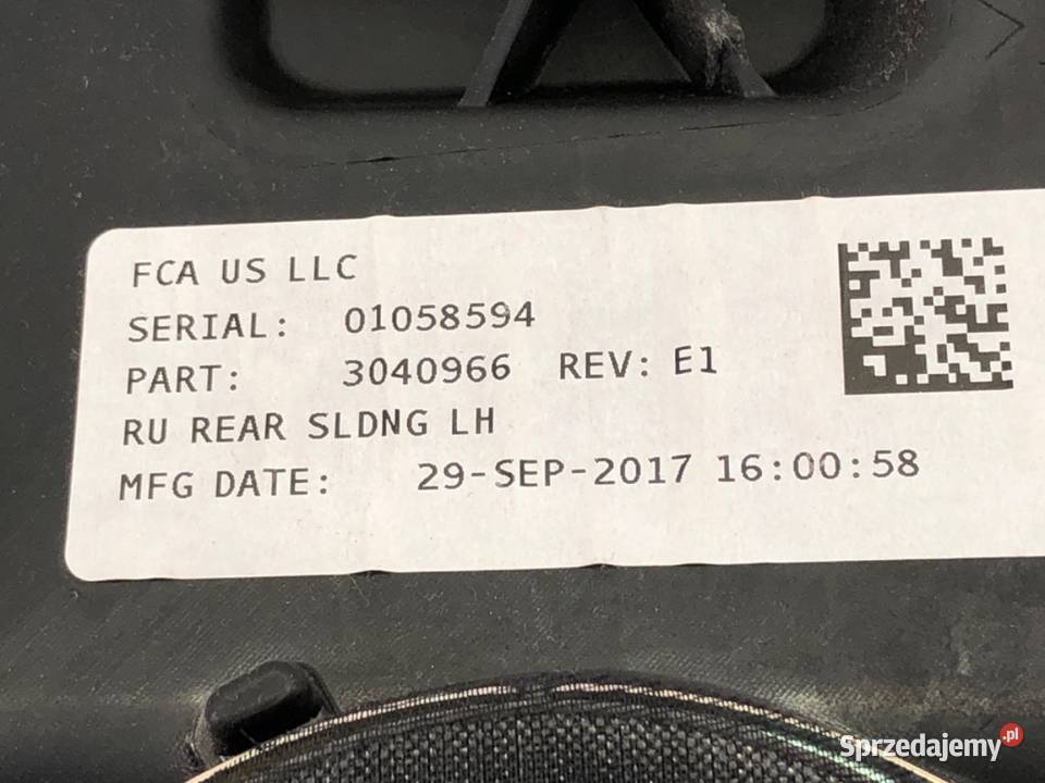 PODNOŚNIK SZYBY LEWY TYŁ CHRYSLER PACIFICA