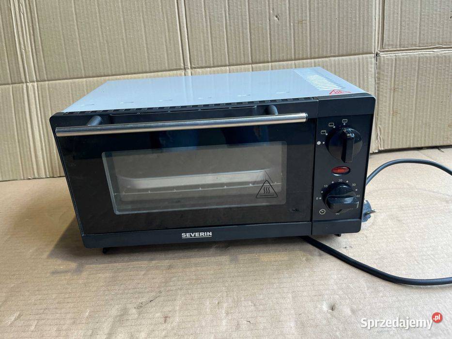 Severin Piec do Pieczenia SrebrnyCzarny 9 l 800W