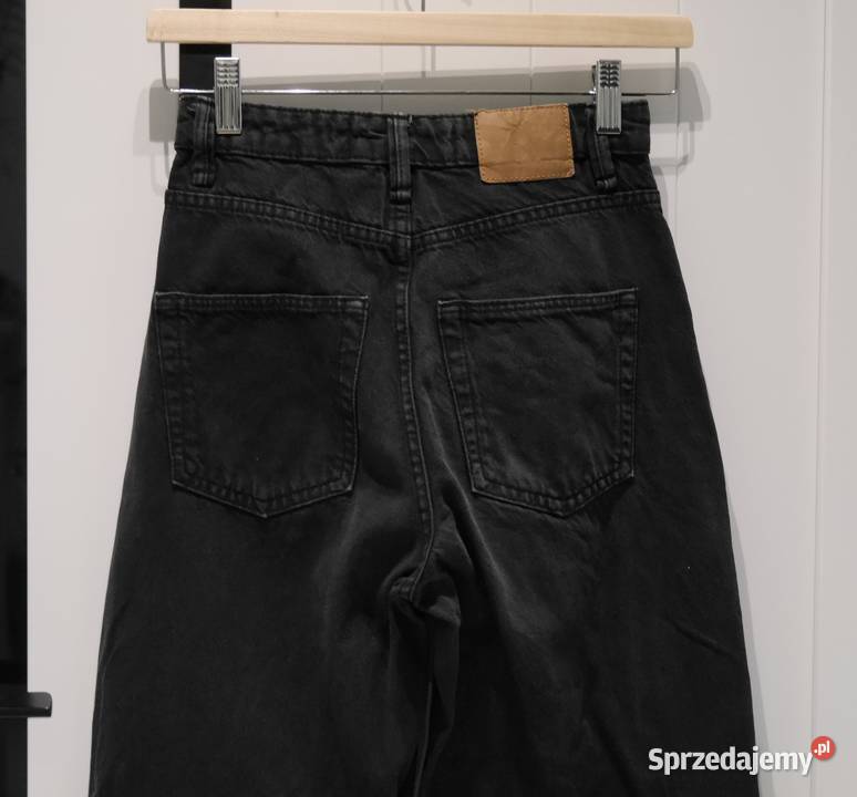 Bershka świetne spodnie szerokie nogawki 32 XXS Wrocław