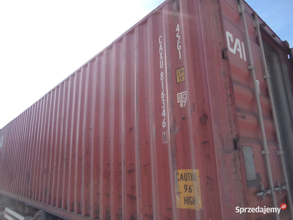 Kontener morski magazynowy budowlany 40 HC Warszawa