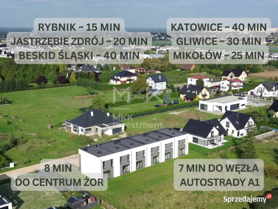 Żory Rogoźna dom z ogrodem w spokojnej okolicy 0 utwardzona