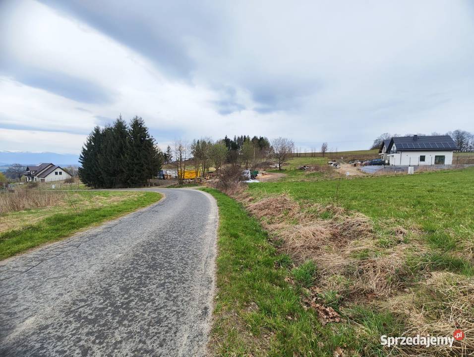 Działka budowlana z przepięknym widokiem na Sosnówka sprzedam