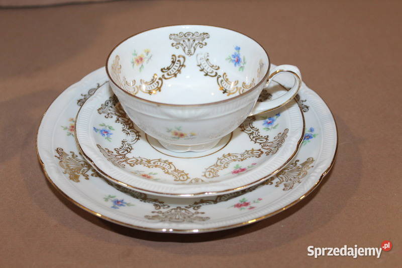 Serwis kawowy Zet Scherzer 19301946 956 Porcelana i szkło Szczecin
