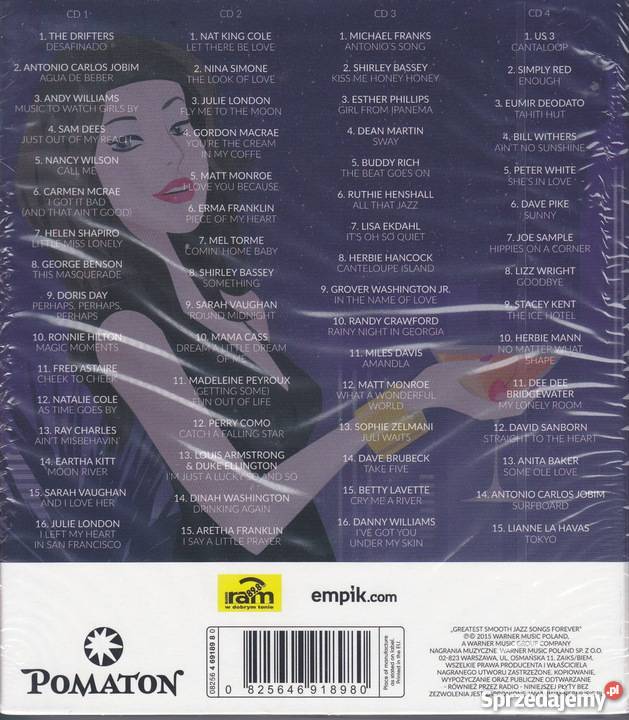 Greatest Smooth Jazz Songs Forever 4CD Nowy Folia Ray Charle Warszawa 