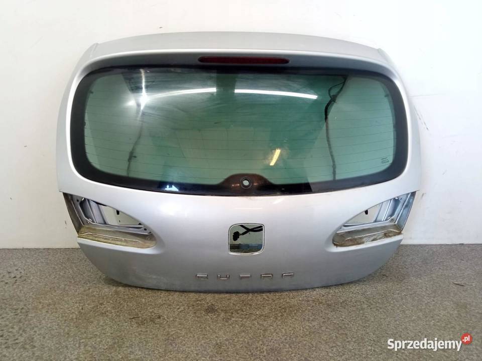 KLAPA TYŁ SZYBA SREBRNA Seat Leon II 20052012 Klapy bagażnika