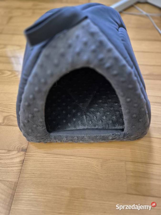 Domek budka legowisko pluszowe szare śląskie Chorzów