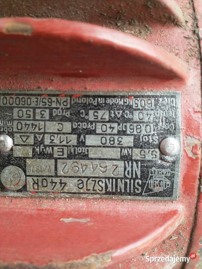 KompresorSzlifierka stołowaSilnik 3 fazowy Kolno