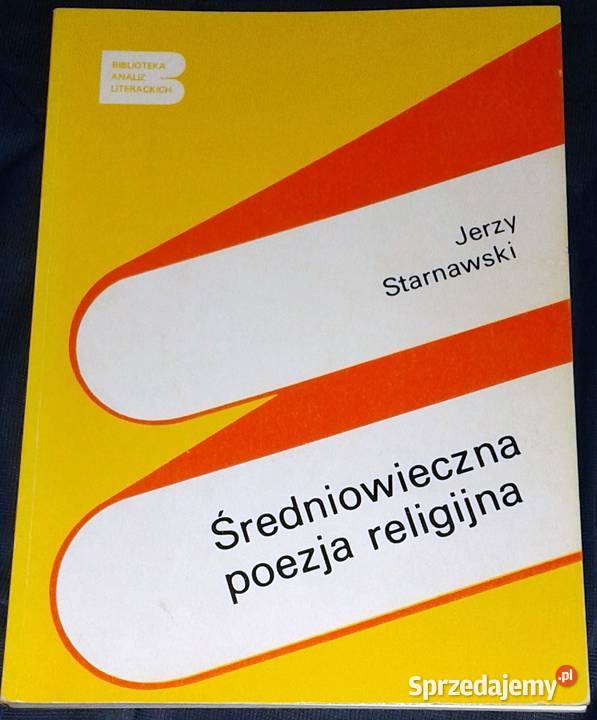 Średniowieczna poezja religijna Jerzy Starnawski lubelskie