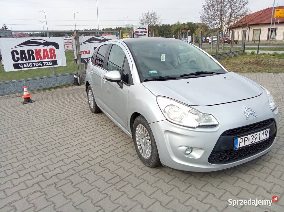 CITROEN C3 II 14 HDI 2010 PANORAMA ALU15 Diesel Hatchback Wągrowiec sprzedam