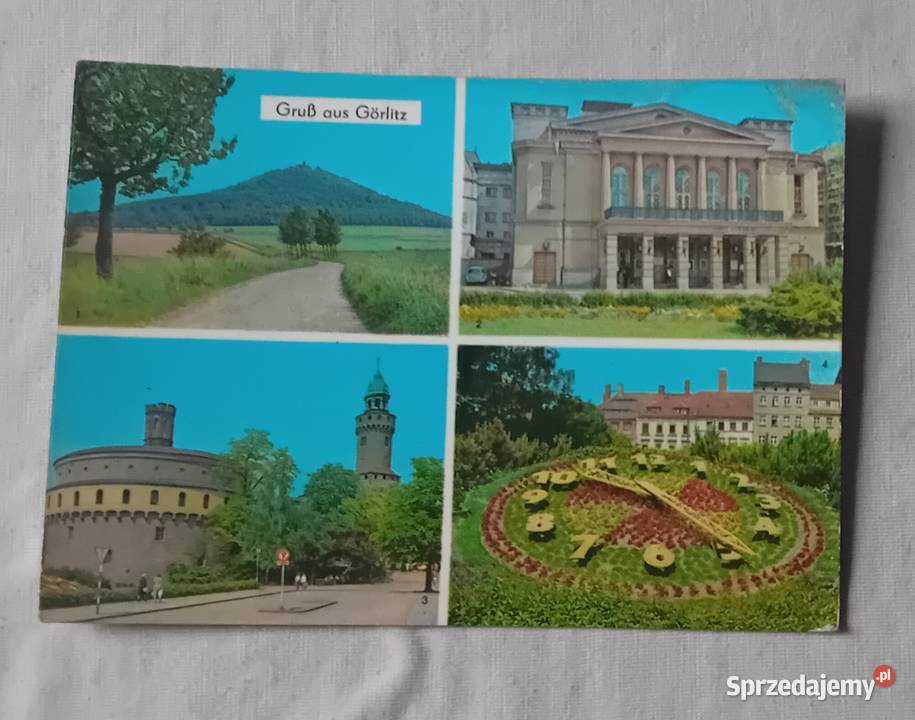 Pocztówka Gruss aus Goerlitz lata 70e Koźminek