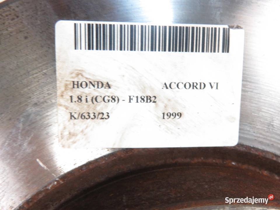 TARCZA HAMULCOWA PRZÓD HONDA ACCORD VI 18 małopolskie