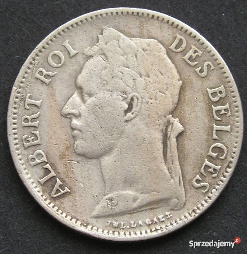 KONGO BELGIJSKIE 50 CENTIMES 1925 KRÓL ALBERT