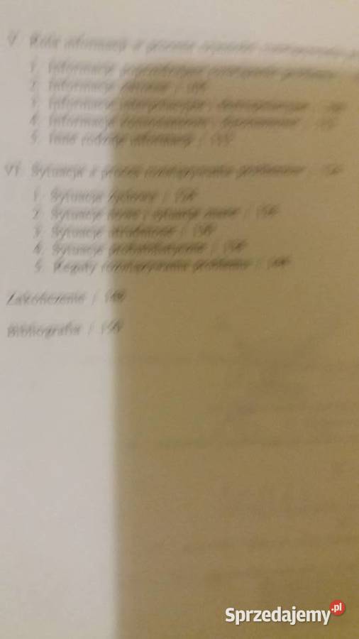 Rozwój czynności poznawczych u dzieci pedagogika mazowieckie Warszawa sprzedam