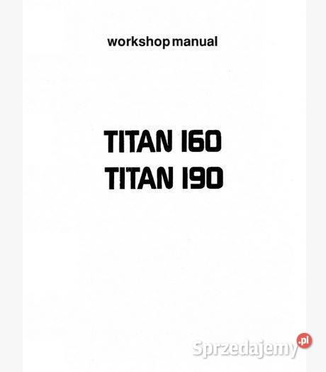 SAME TITAN 160 190 Workshop Manual Instrukcja Kielce