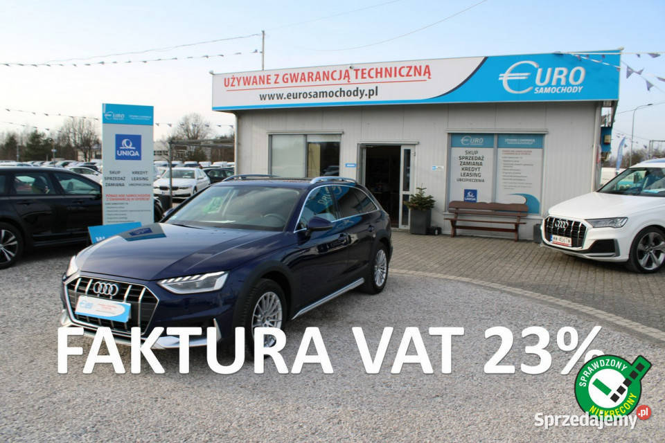 Audi A4 Allroad Quattro Salon Polska netto 108 reflektory ksenonowe Warszawa