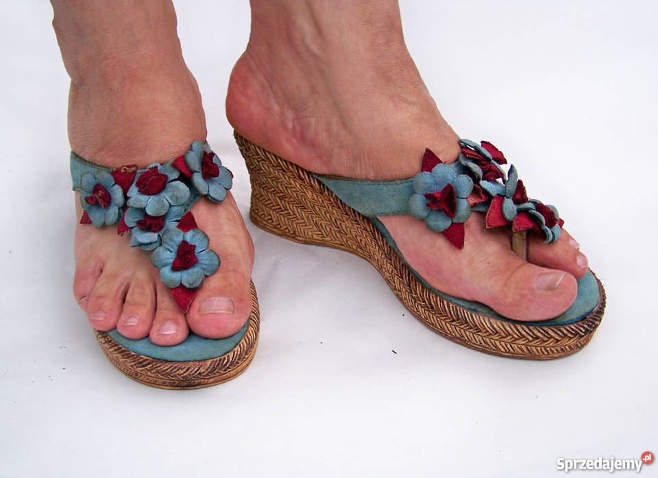 Klapki na koturnie 37 Łódź