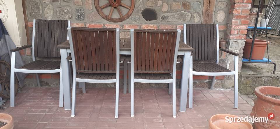 Zestaw ogrodowy używany Prusim