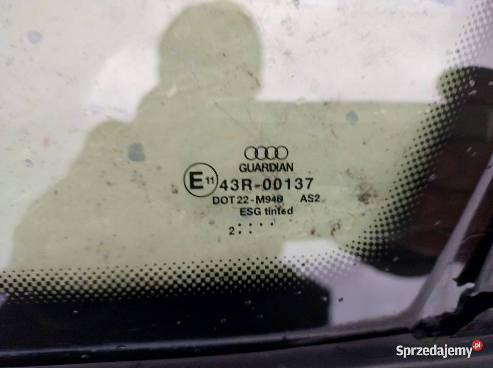Audi A6 C5 szyba szyby drzwi i boczne wklejane Zahajki-Kolonia