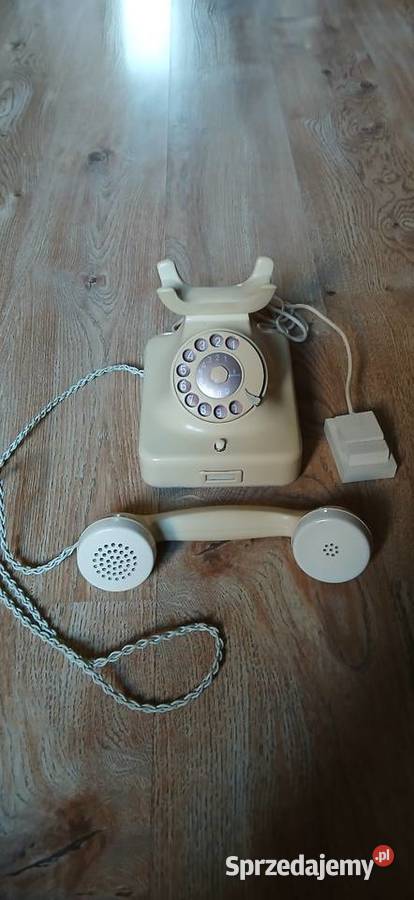 Stary telefon na tarczę z lat 60 tych Telefony przewodowe Kraków sprzedam