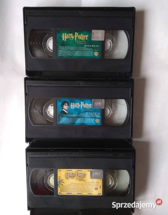 Harry Potter na kasetach VHS fantasy Warszawa