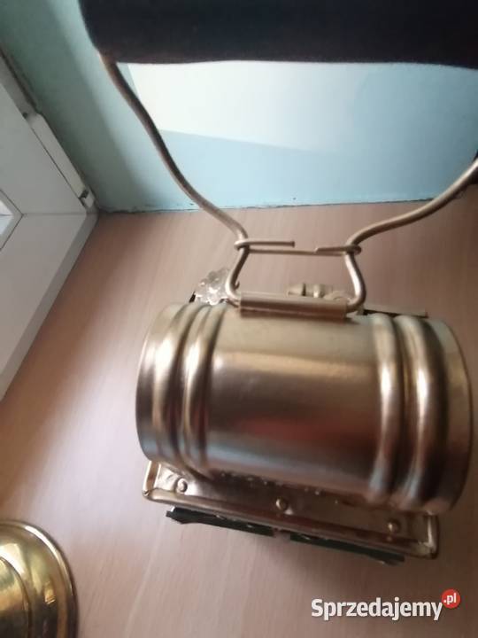 Stara konduktorska lampa karbdowa Kraków