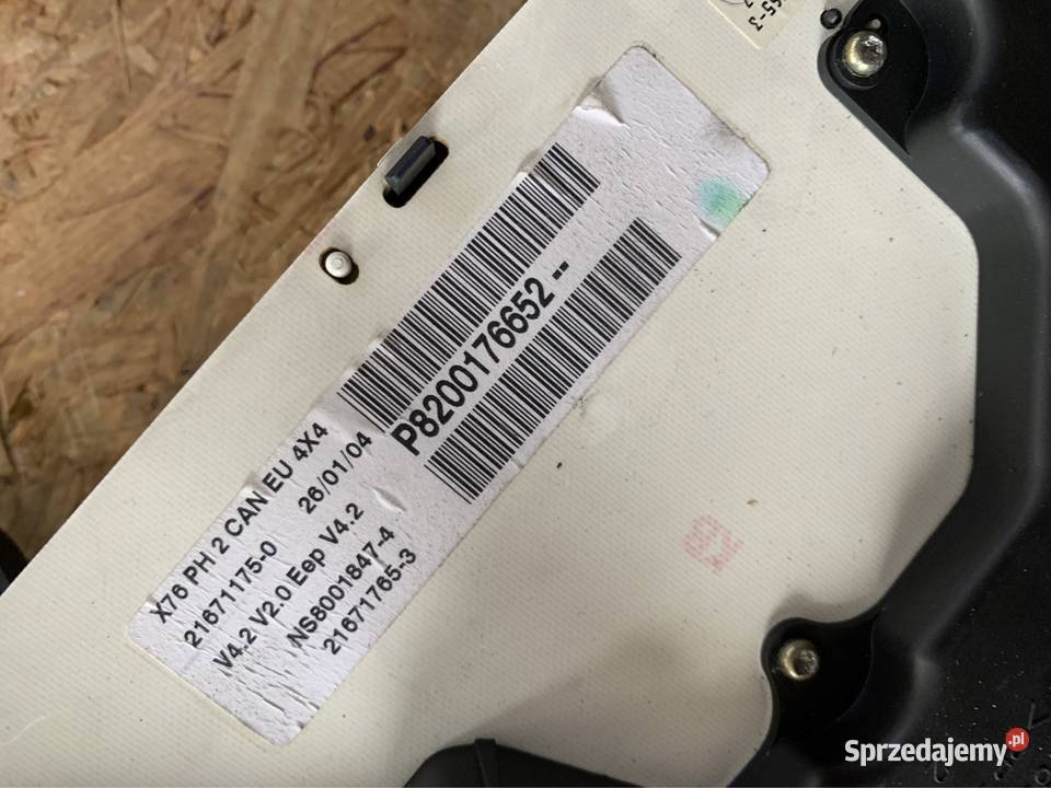 Licznik Renault Kangoo I 15DCI 04r P8200176652 mazowieckie Zalesice