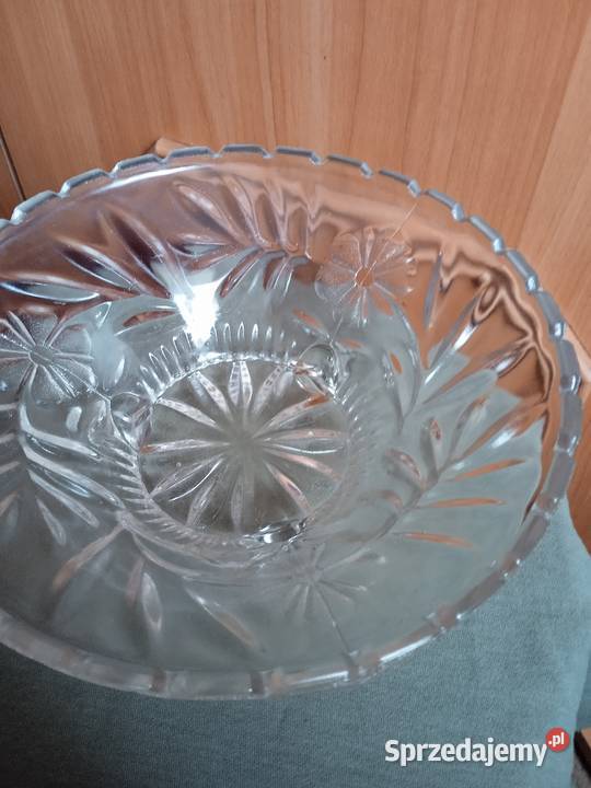 Misa patera na nóżkach Waltherglass Antyki, Sztuka, Kolekcje Koźminek