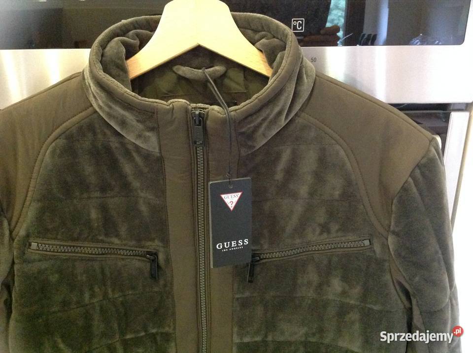 Kurtka Męska GUESS S Khaki NOWA Guess Nowa Sól