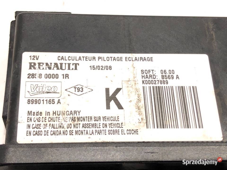 MODUŁ ŚWIATEŁ RENAULT LAGUNA III 285800001R 0715