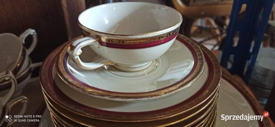 Filiżanka z talerzykiem Pirke Hammer Sygnatury z Porcelana i szkło Gdańsk