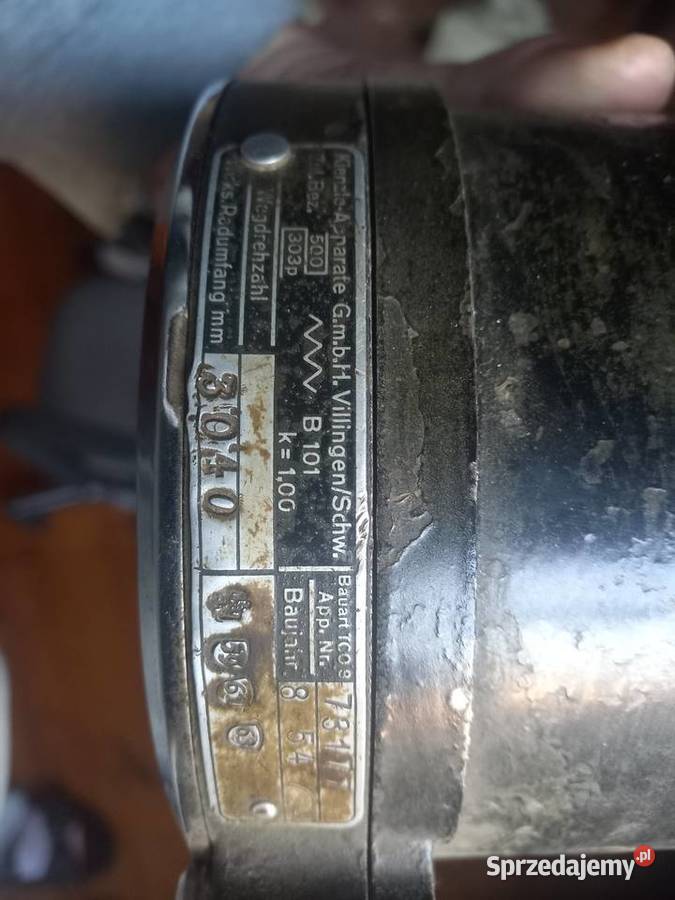 Stary tachograf Kienzle Toruń
