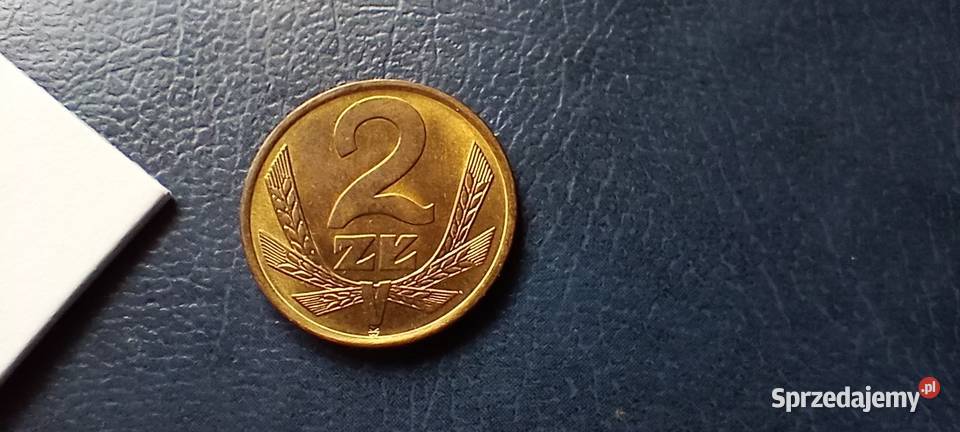 Stare monety 2 złote 1977 PRL Polska cudo Lesko