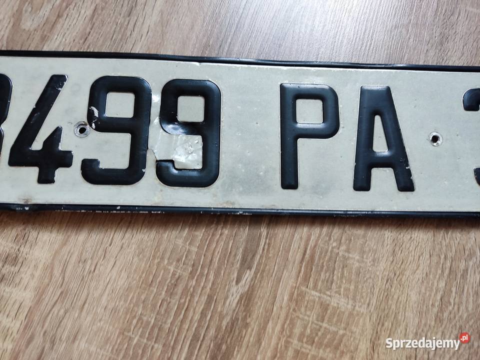 Tablica rejestracyjna Francja sprzedam